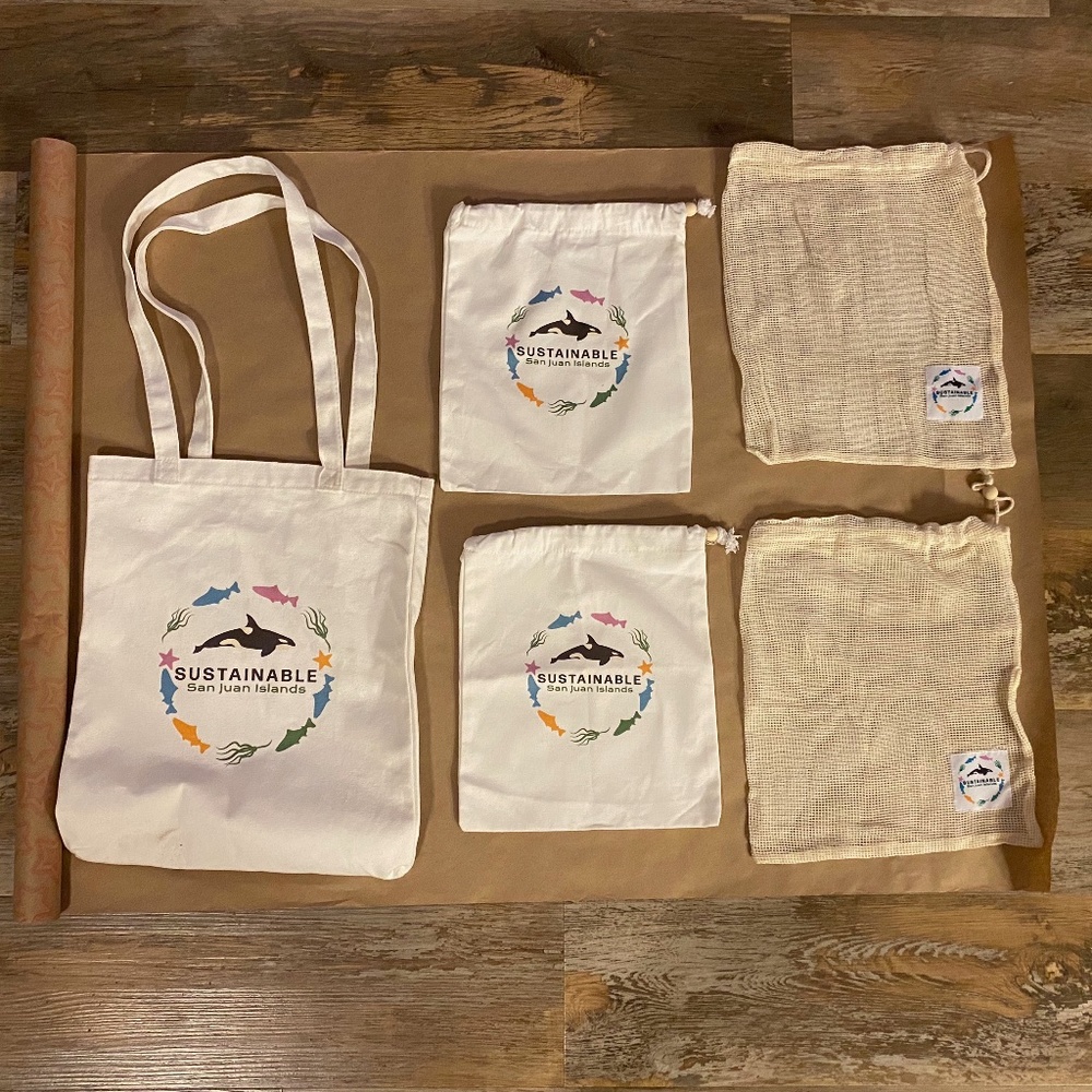 ECO FRIENDLY SUSTAINABLE BAGS GROCERY VEGGIES SHOP